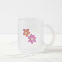 Fleurs mignonnes tasses