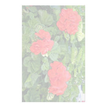 fleurs papier à lettre personnalisé