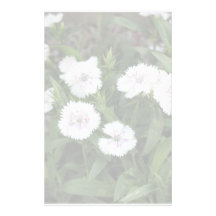 fleurs papier à lettre personnalisé