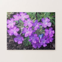 Fleurs pourpres d'abondance puzzles