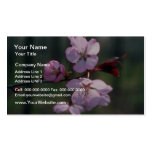 Fleurs roses de cerises de Sheridan Cartes De Visite Professionnelles