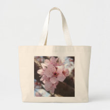 Fleurs roses - prunier sac fourre-tout