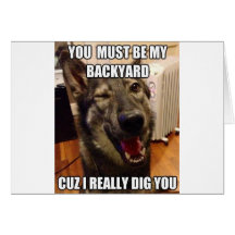 flirtydog wenskaart