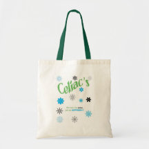 Flocon de neige coeliaque Fourre-tout Sac De Toile