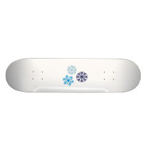 Flocons de neige plateaux de skateboards