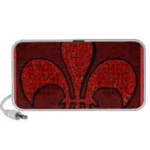 Flor de lis haut-parleurs iPod