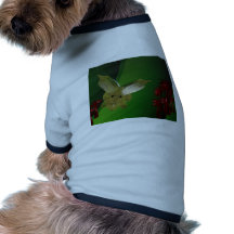 Flottez comme un papillon, piqûre comme un lapin tee-shirt pour chien