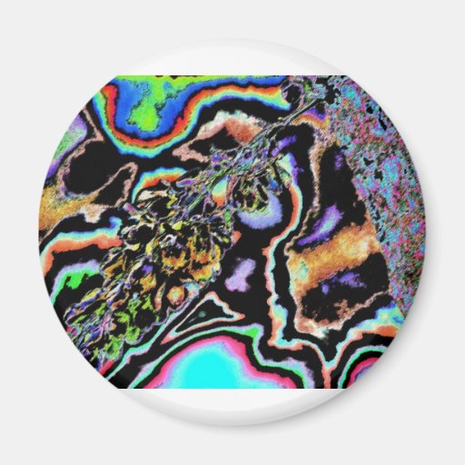 Flower in colar magneet