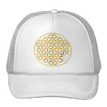 Flower Of LIFE 1 - or stamp Casquettes De Camionneur