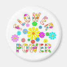 Flower power aimants pour réfrigérateur
