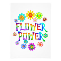 FLOWER POWER FAIRE-PART