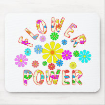 Flower power muismat