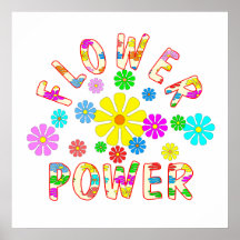 Flower power print