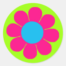 Flower power stickers