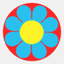 Flower power stickers