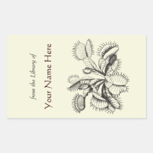 Flytrap Bookplate van het Venus Stickers