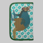 Folio bleu de Rickshaw d'imbécile pochettes folios