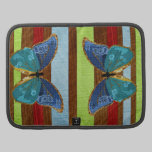 Folio de Rickshaw de papillon de Boho pochettes folios