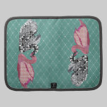 Folio doux de Rickshaw d'art de cygnes pochettes folios