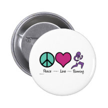 Fonctionnement d'amour de paix badges avec agrafe
