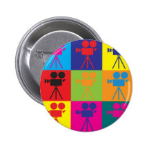 Fonctionnement d'un art de bruit d'appareil-photo badge avec épingle