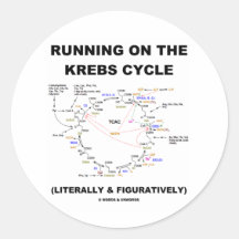 Fonctionnement sur le cycle de Krebs (humour de la Adhésif