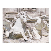 Fontaine de TREVI, Rome Carte Postale