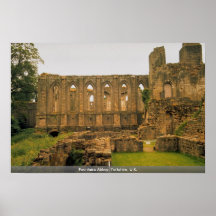 Fontaines abbaye, Yorkshire, R-U Posters