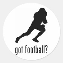 Football Ronde Sticker