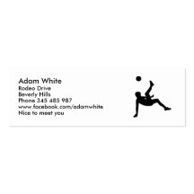 Footballeur Carte De Visite