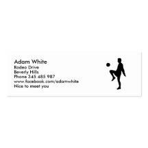 Footballeur Carte De Visite