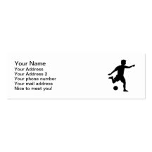 Footballeur Cartes De Visite Professionnelles
