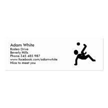 Footballeur Cartes De Visite Professionnelles