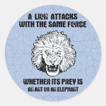 Force de lion adhésifs