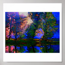 Forêt de matin posters