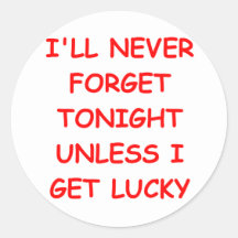 FORGET.png Adhésif Rond