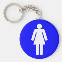 Forme de femme porte-clef