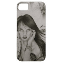 Forme indigène de la fille iPhone5 Étui iPhone 5