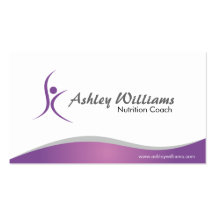 Forme physique et nutritionniste - cartes de visit cartes de visite professionnelles