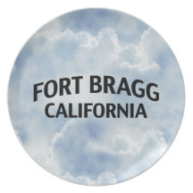 Fort Bragg la Californie Assiettes