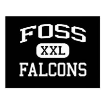 Foss - Falcons - lycée - Tacoma Washington Carte Postale
