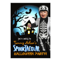 Foto van de Partij van het Kostuum DIY van Hallowe Aankondigingen