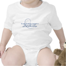 Fourchette de lac chanceuse t-shirt