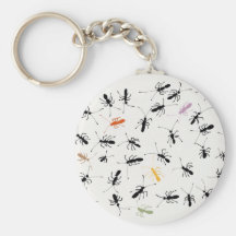 Fourmis partout porte-clef