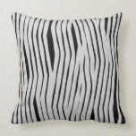 Fourrure de zèbre de Faux - coussin bilatéral oreillers american