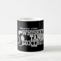 Fox-trot de tango de whiskey - humour d'aviation mugs à café