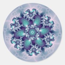 Fractal143 Adhésifs Ronds