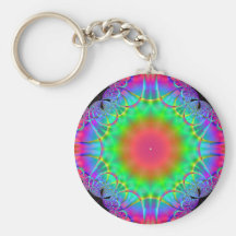 Fractal Keychain van de pret Sleutel Hanger