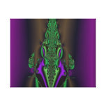 Fractal van de eenvoud Abstract Art. Canvas Print