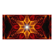 Fractale de Staritual Modèle Pour Photocarte